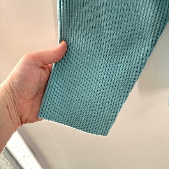 NEW Icelandic Design 100% Wool Blue Quarter Zip Pullover Embroidered Sweater - Picture 5 of 6